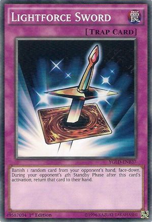 Lightforce Sword (YGLD-ENB37) - King of Games: Yugi's Legendary Decks Unlimited