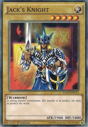 Jack's Knight (C) (YGLD-ENC13) - King of Games: Yugi's Legendary Decks Unlimited