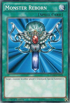 Monster Reborn (C) (YGLD-ENC24) - King of Games: Yugi's Legendary Decks Unlimited