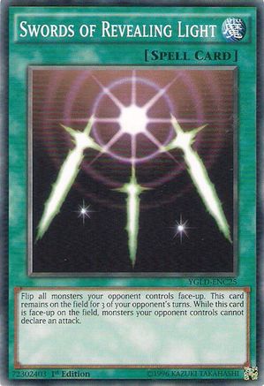 Swords of Revealing Light (C) (YGLD-ENC25) - King of Games: Yugi's Legendary Decks Unlimited