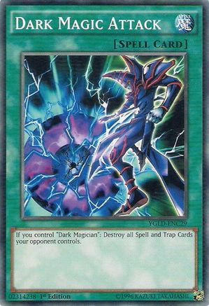 Dark Magic Attack (YGLD-ENC29) - King of Games: Yugi's Legendary Decks Unlimited