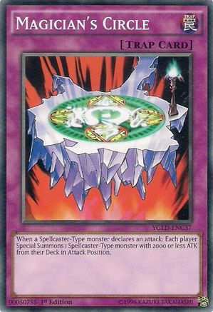 Magician's Circle (YGLD-ENC37) - King of Games: Yugi's Legendary Decks Unlimited