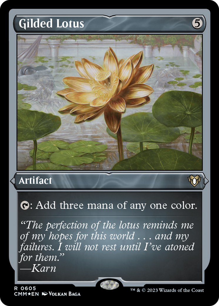 Gilded Lotus (Foil Etched) [Commander Masters] | The CG Realm