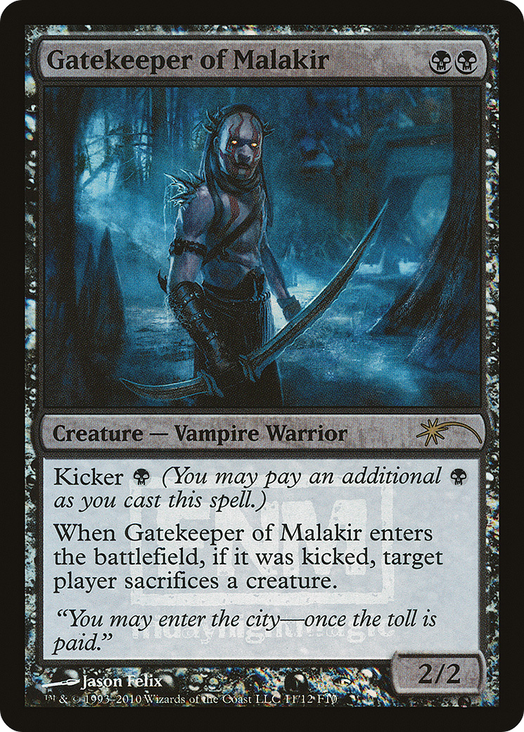 Gatekeeper of Malakir (FNM-011) - Friday Night Magic 2010 Foil