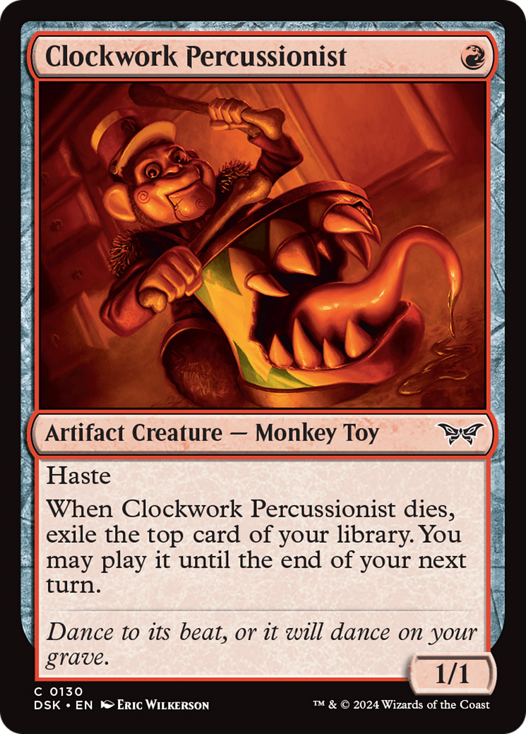 Clockwork Percussionist (0130) (DSK-130) - Duskmourn: House of Horror