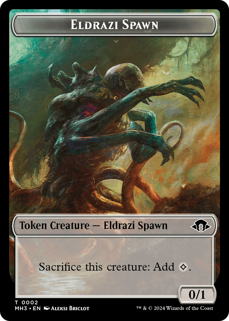 Eldrazi Spawn // Copy Double-Sided Token (MH3-2 // 1) - Modern Horizons 3 Foil