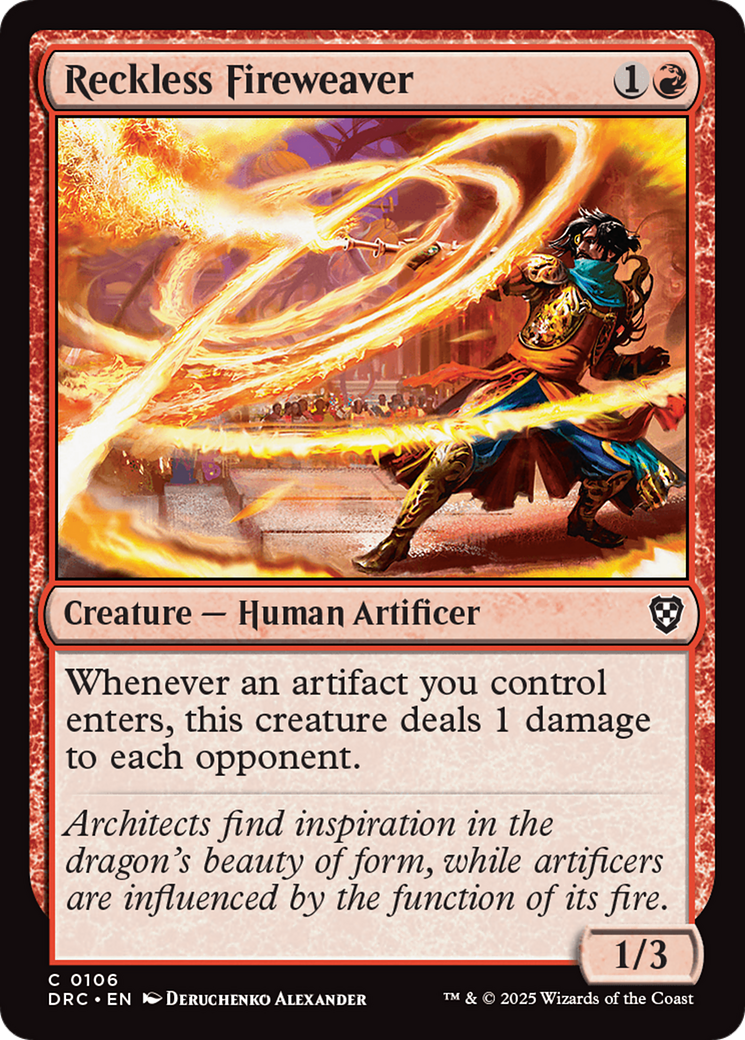 Reckless Fireweaver [Aetherdrift Commander] | The CG Realm