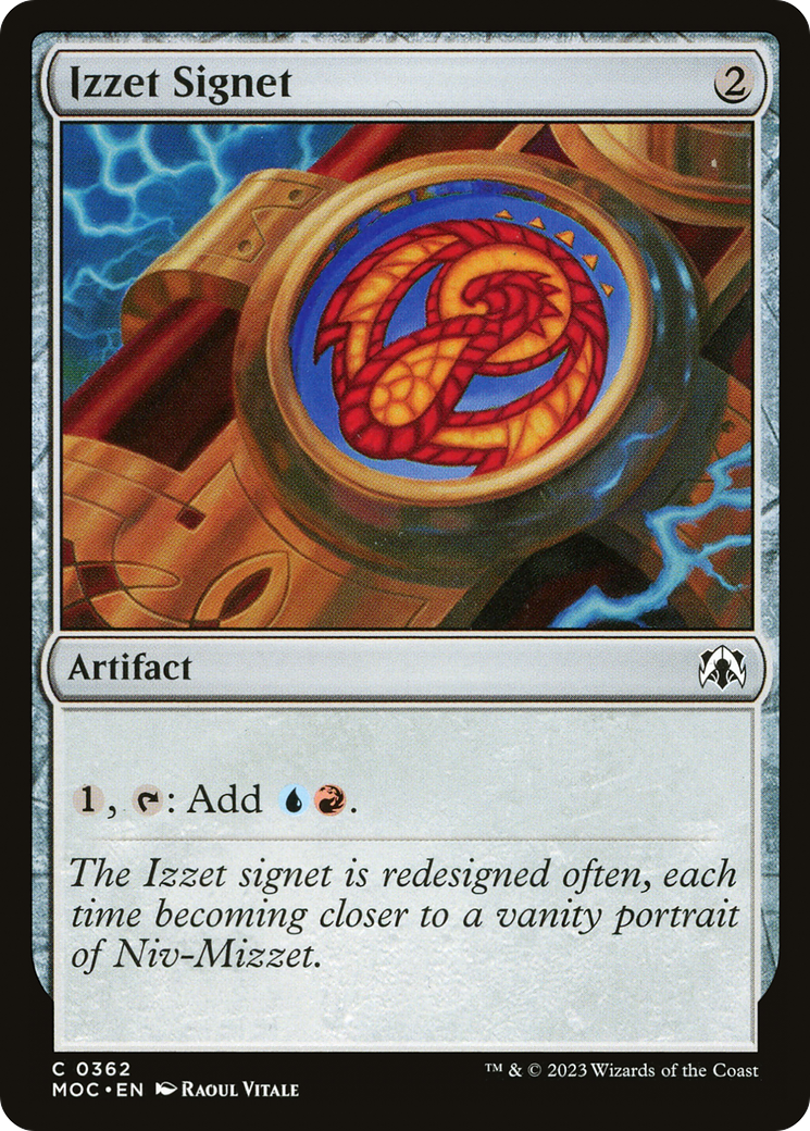 Izzet Signet [March of the Machine Commander] | The CG Realm