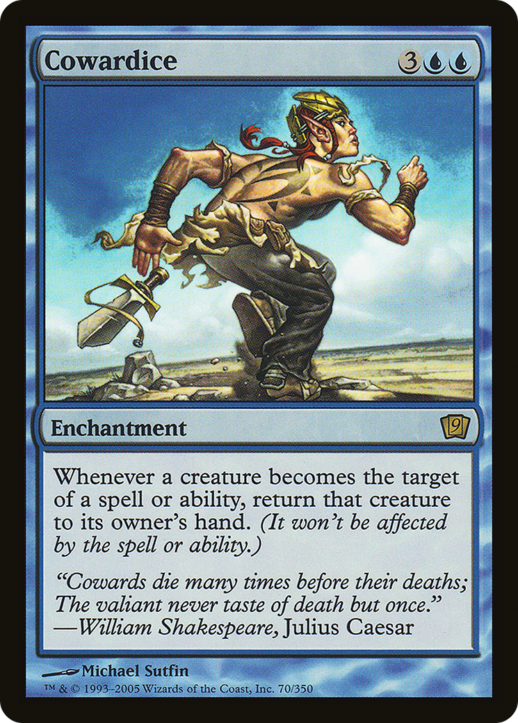 Cowardice (9ED-070) - 9th Edition
