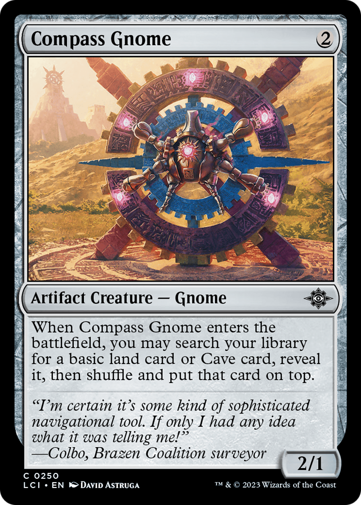 Compass Gnome (LCI-250) - The Lost Caverns of Ixalan