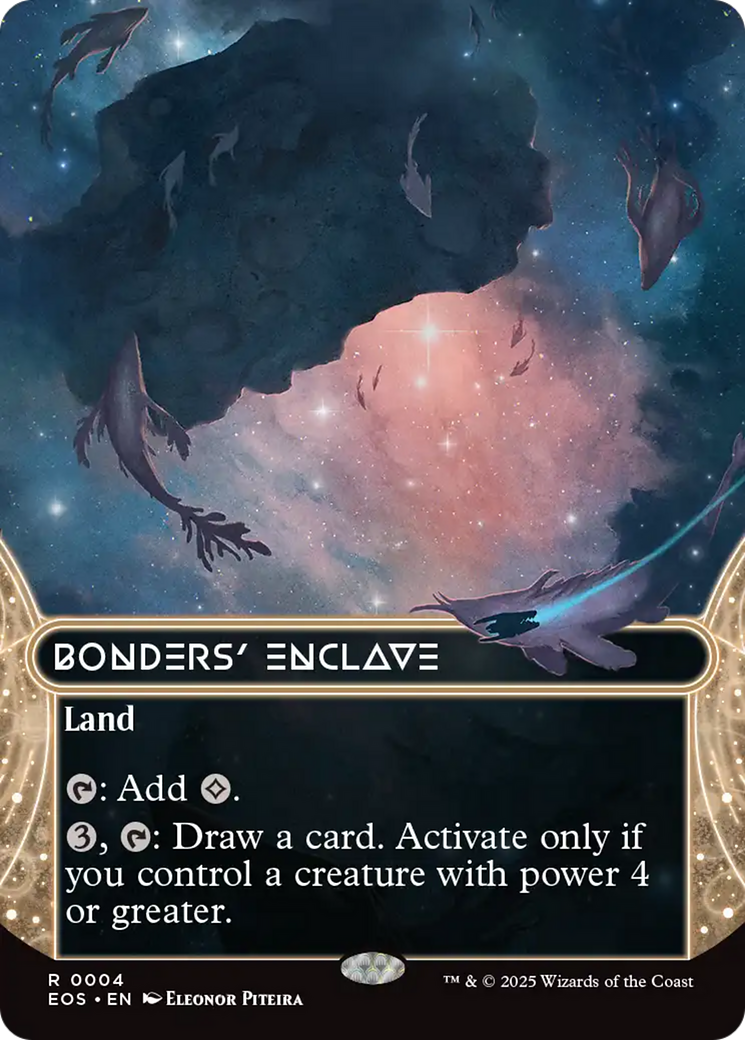 Bonders' Enclave (0004) (Borderless) [Edge of Eternities: Stellar Sights] | The CG Realm
