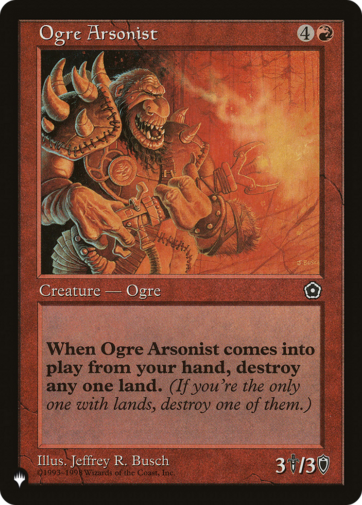 Ogre Arsonist [The List] | The CG Realm