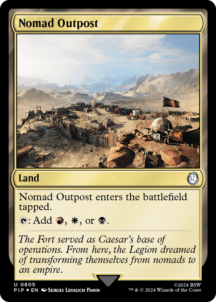 Nomad Outpost (Surge Foil) [Fallout] | The CG Realm