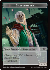 Shapeshifter // Golem (0013) Double-Sided Token [Edge of Eternities Commander Tokens] | The CG Realm