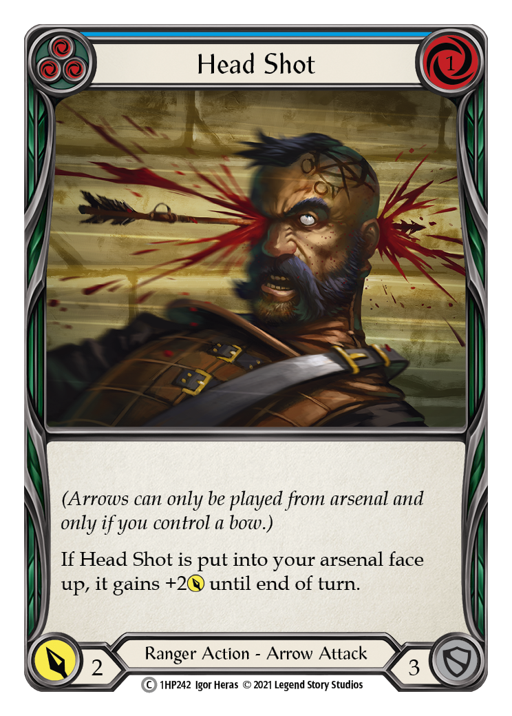 Head Shot (Blue) [1HP242] (History Pack 1) | The CG Realm