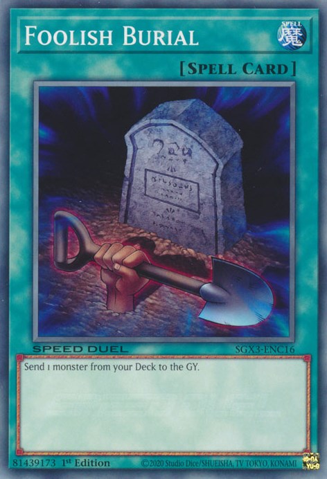 Foolish Burial [SGX3-ENC16] Common | The CG Realm