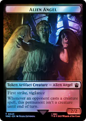 Alien Angel // Alien Salamander Double-Sided Token (Surge Foil) [Doctor Who Tokens] | The CG Realm