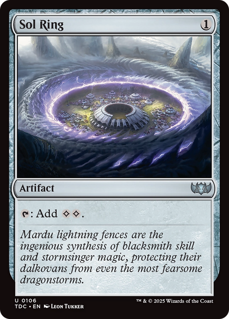 Sol Ring [Tarkir: Dragonstorm Commander] | The CG Realm