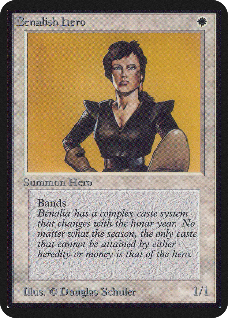 Benalish Hero (LEA-) - Limited Edition Alpha