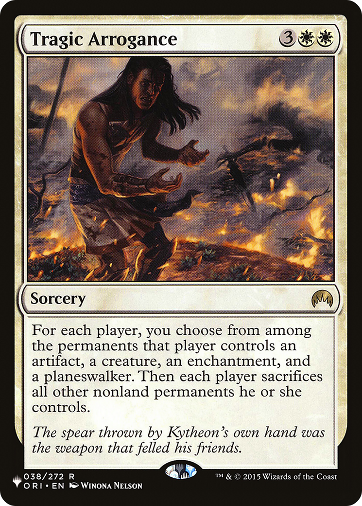 Tragic Arrogance [The List] | The CG Realm