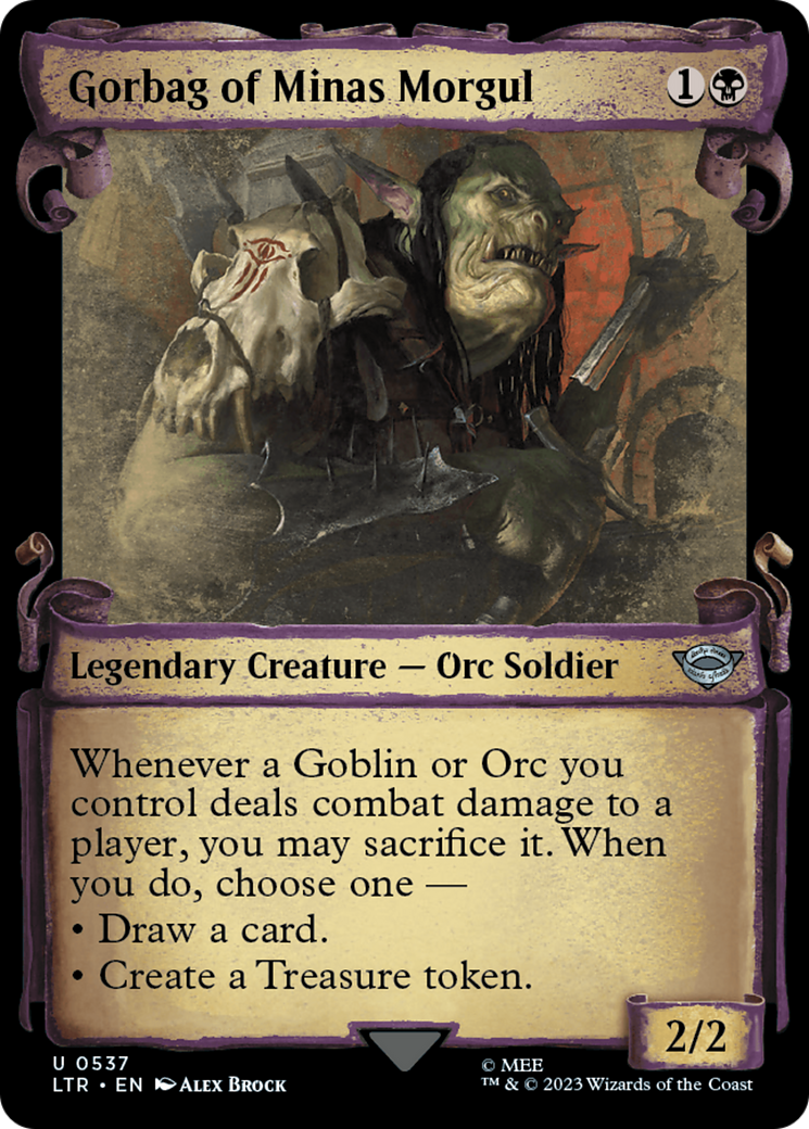 Gorbag of Minas Morgul (Showcase Scrolls) (LTR-537) - The Lord of the Rings: Tales of Middle-earth: (Showcase)