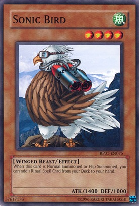Sonic Bird [RP01-EN075] Common | The CG Realm