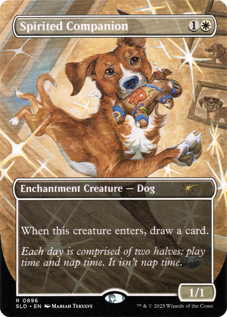 Spirited Companion (0896) (Rainbow Foil) [Secret Lair Drop Series] | The CG Realm