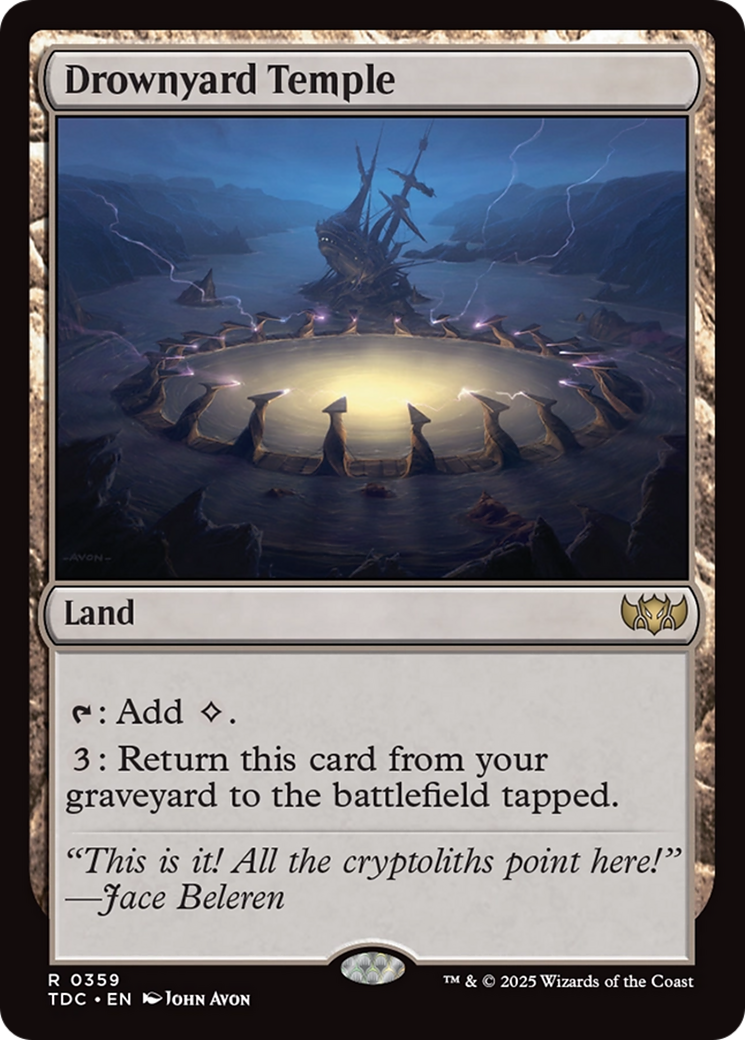 Drownyard Temple [Tarkir: Dragonstorm Commander] | The CG Realm