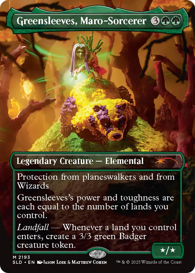 Greensleeves, Maro-Sorcerer (Rainbow Foil) [Secret Lair Drop Series] | The CG Realm