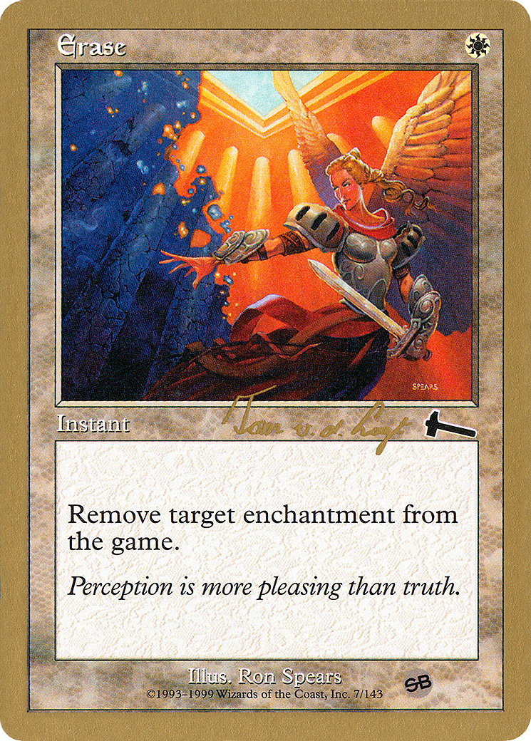 Erase - 2000 Tom van de Logt (6ED) (SB) (WCD-) - World Championship Decks 2000