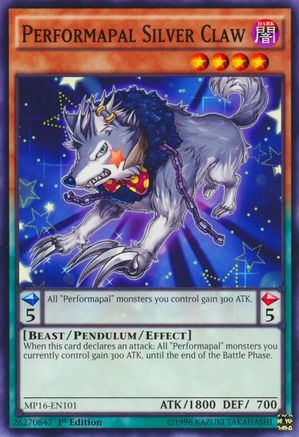 Performapal Silver Claw (MP16-EN101) - 2016 Mega-Tins Mega Pack Unlimited