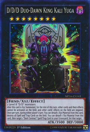 D/D/D Duo-Dawn King Kali Yuga (MP16-EN143) - 2016 Mega-Tins Mega Pack Unlimited
