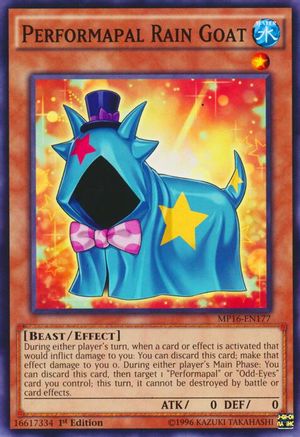 Performapal Rain Goat (MP16-EN177) - 2016 Mega-Tins Mega Pack Unlimited