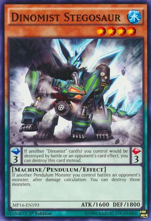 Dinomist Stegosaur (MP16-EN193) - 2016 Mega-Tins Mega Pack Unlimited