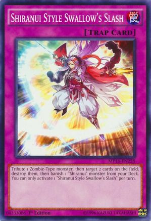 Shiranui Style Swallow's Slash (MP16-EN228) - 2016 Mega-Tins Mega Pack Unlimited