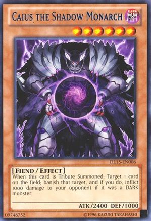 Caius the Shadow Monarch (Blue) (DL15-EN006) - Duelist League Promo Unlimited