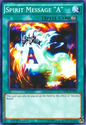Spirit Message "A" (DPRP-EN044) - Duelist Pack: Rivals of the Pharaoh 1st Edition
