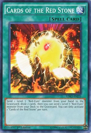 Cards of the Red Stone (LDK2-ENJ25) - Legendary Decks II Unlimited