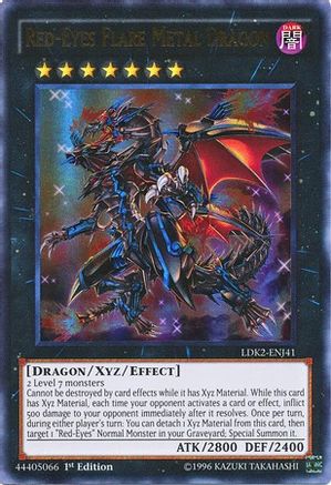 Red-Eyes Flare Metal Dragon (LDK2-ENJ41) - Legendary Decks II Unlimited