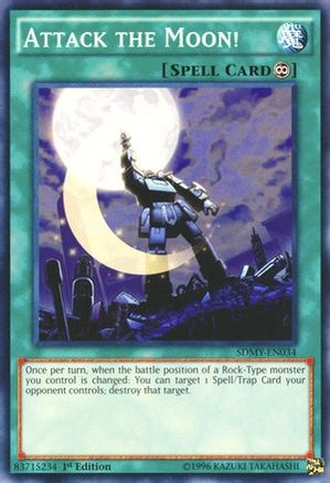 Attack the Moon! (SDMY-EN034) - Structure Deck: Yugi Muto 1st Edition
