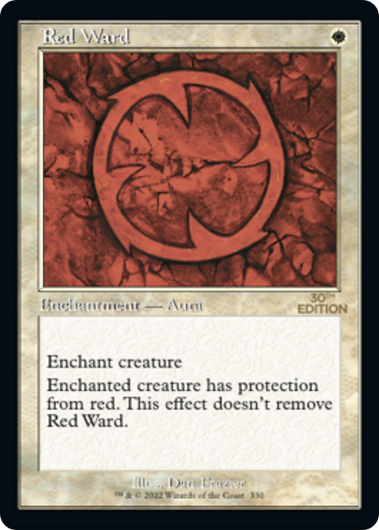 Red Ward (Retro Frame) (30A-330) - 30th Anniversary Edition