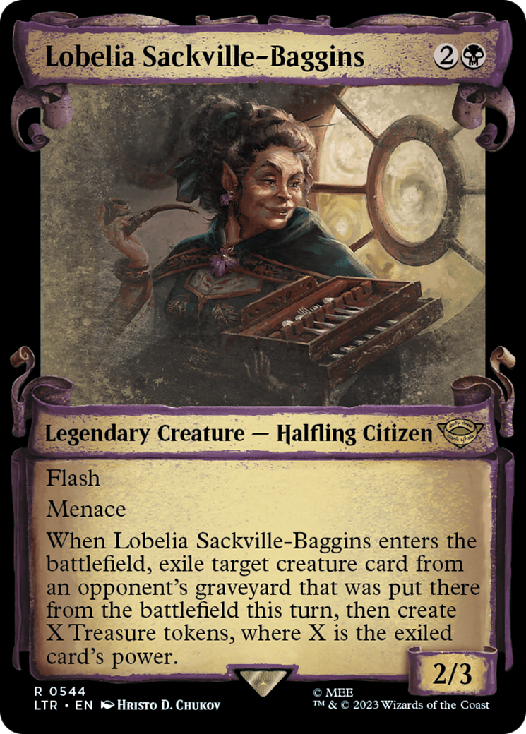 Lobelia Sackville-Baggins (Showcase Scrolls) (LTR-544) - The Lord of the Rings: Tales of Middle-earth: (Showcase)
