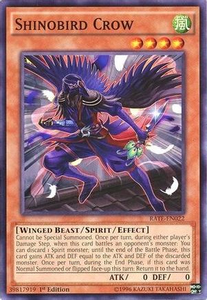 Shinobird Crow (RATE-EN022) - Raging Tempest Unlimited