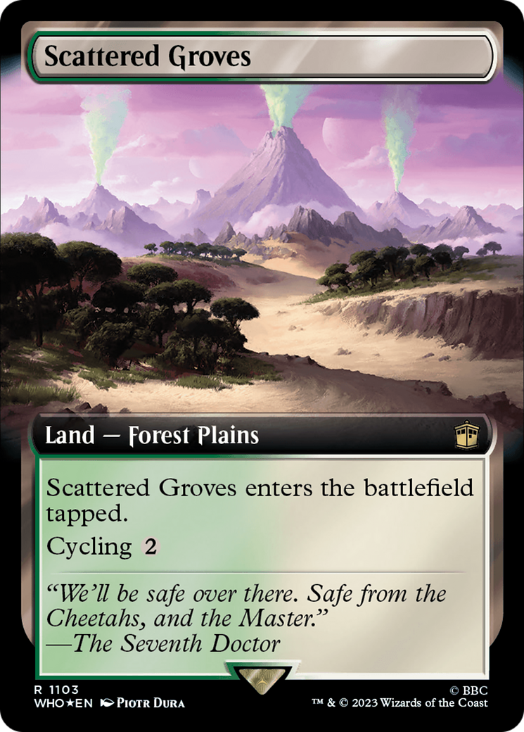 Scattered Groves (Extended Art) (Surge Foil) [Doctor Who] | The CG Realm