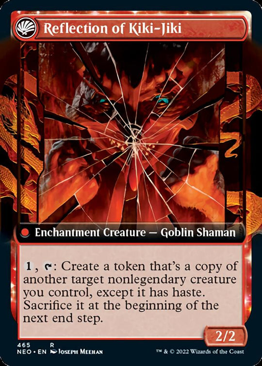 Fable of the Mirror-Breaker (Extended Art) (NEO-465) - Kamigawa: Neon Dynasty: (Extended Art, fandfc, enchantment)