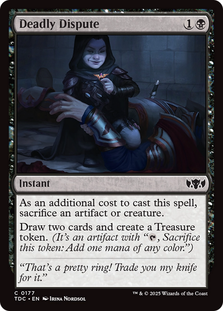 Deadly Dispute [Tarkir: Dragonstorm Commander] | The CG Realm