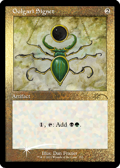 Golgari Signet (Retro) (Foil Etched) [Secret Lair Drop Series] | The CG Realm