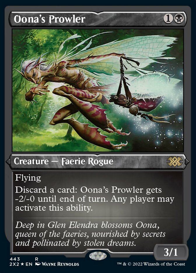 Oona's Prowler (Foil Etched) [Double Masters 2022] | The CG Realm