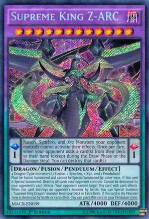 Supreme King Z-ARC (MACR-EN039) - Maximum Crisis Unlimited