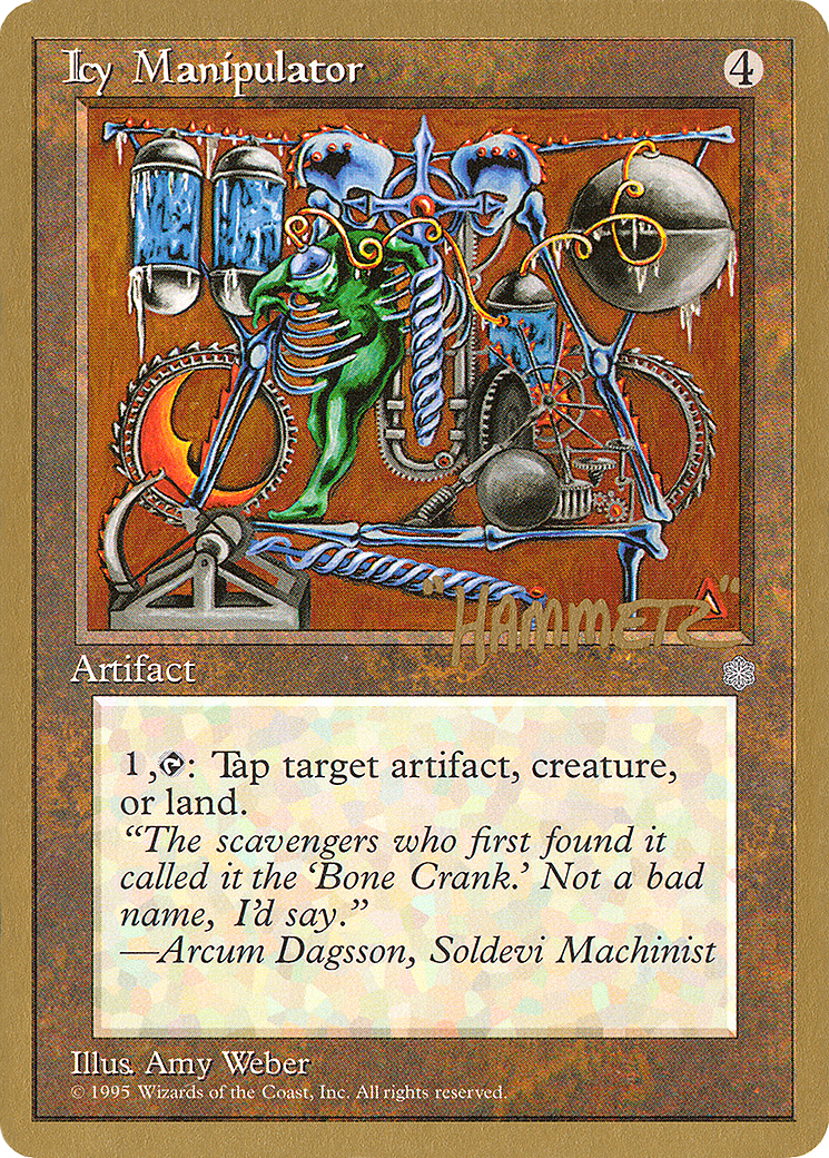 Icy Manipulator - 1996 Shawn "Hammer" Regnier (ICE) (WCD-) - Pro Tour Collector Set